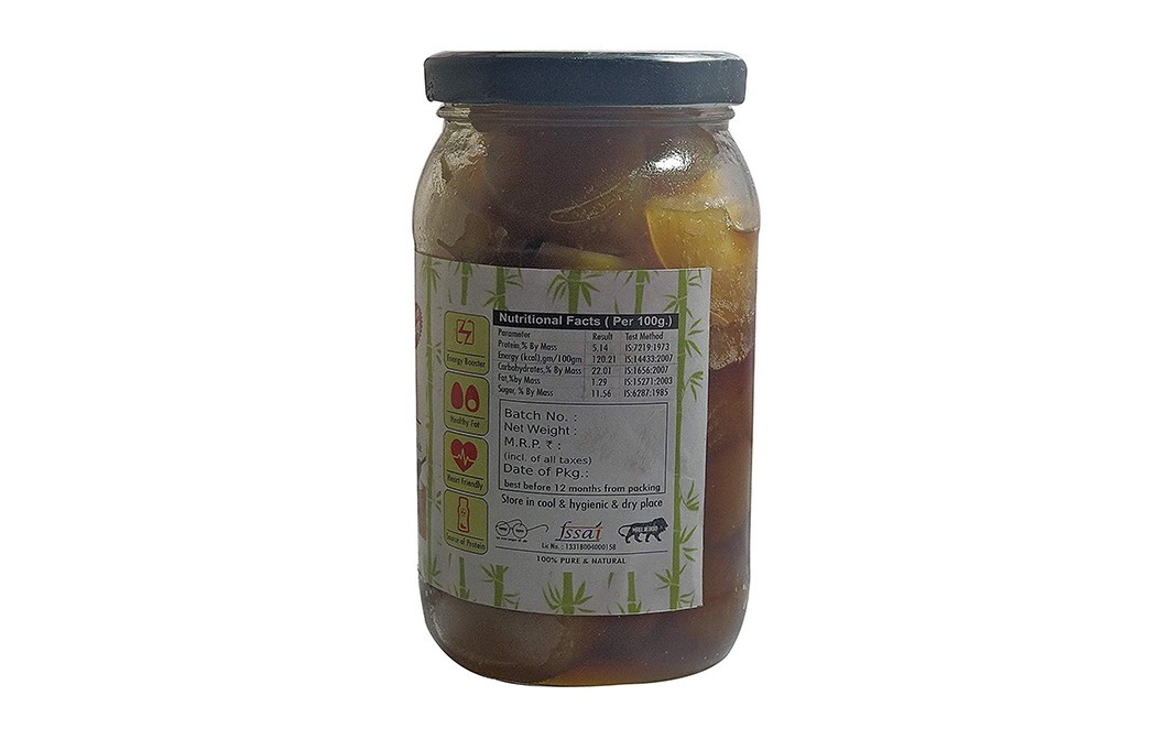 Cactus Spices Bamboo Murabba With Neem Honey   Plastic Jar  450 grams